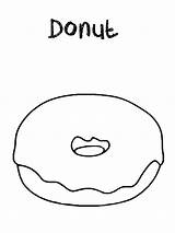 Donut Coloring Pages  Learny Kids sketch template