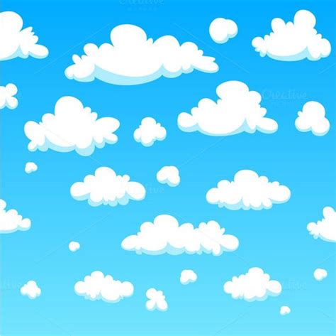 Cartoon Clouds | Cartoon clouds, Clouds, Cartoon styles