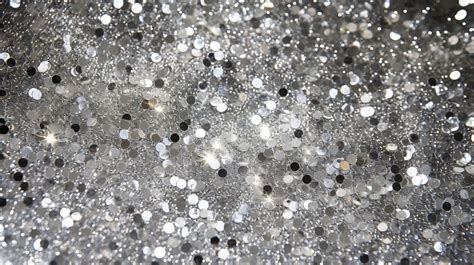 Shimmering Silver Glitter Texture Background, Silver Sparkle, Silver ...