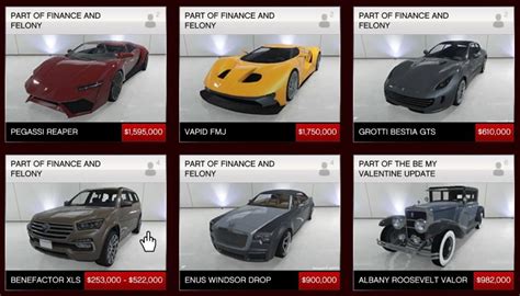 GTA 5 Online Finance and Felony update: all new vehicles, prices, modes, detailed - VG247