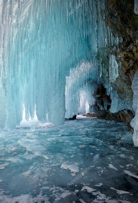 Ice cave on Baikal lake — Stock Photo © zastavkin #91965134