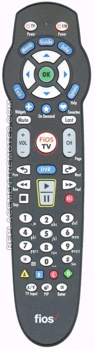 Buy VERIZON P265v5 FiOS -RC2655008/01B Cable Box Cable Remote Control