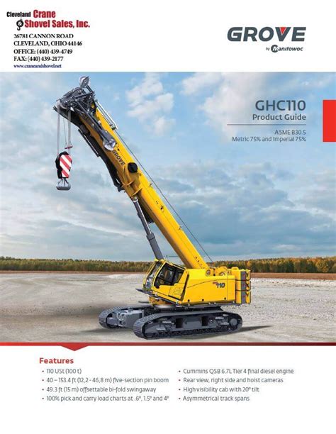 Grove Brochures | Cleveland Crane | Bedford Heights, OH