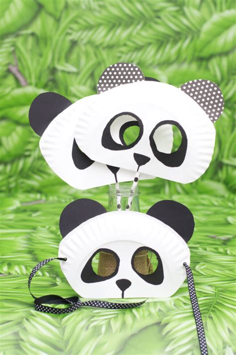 Panda-Mask-Craft | Today's Creative Ideas