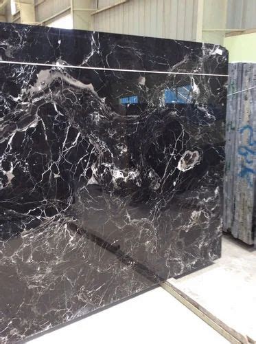 Polished Finish Black Italian Marble, Thickness: 5-20 mm at Rs 260/piece in Makrana