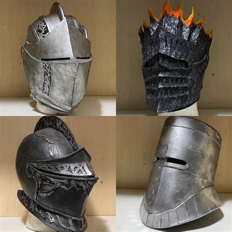 [Self] I like to craft Dark Souls helmets. I just think they’re neat. : r/gaming