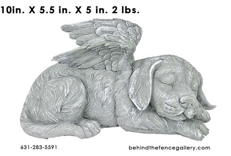 Angel Dog Memorial [QL6079US] - $39.99 : Life size statues, Life Size Statues, fiberglass