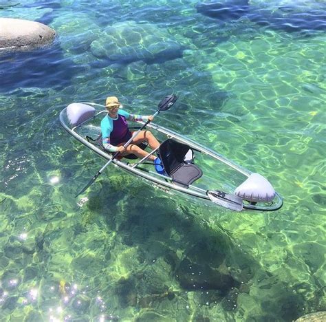 Um amazing!!! Sign me up! Insane view of Lake Tahoe from a Clear Crystal Kayak with Wild Society ...