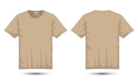 Brown T Shirt Template Vector Art, Icons, and Graphics for Free Download