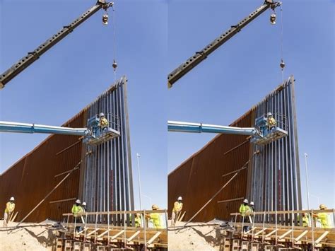 BORDER WALL CONSTRUCTION STARTS, FIRST PANELS GO UP - Charlotte Alerts