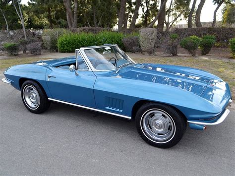 1967 Chevrolet Corvette Convertible Marina Blue 300hp, 4-speed for sale by Corvette Mike ...