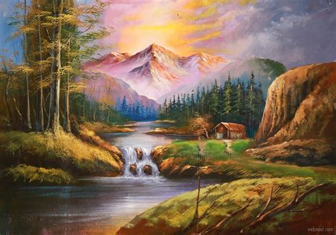 30 Perfect Beautiful Landscape Paintings - Home Decoration and Inspiration Ideas