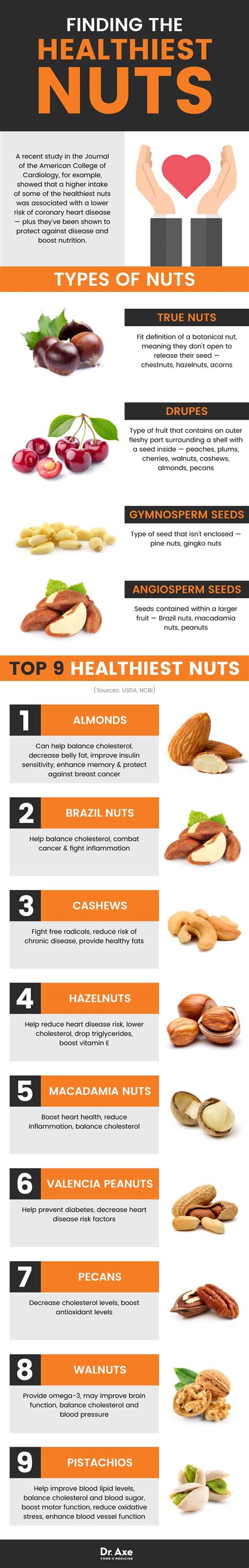 Top 9 Healthiest Nuts + Benefits of Healthy Nuts | Best Pure Essential Oils