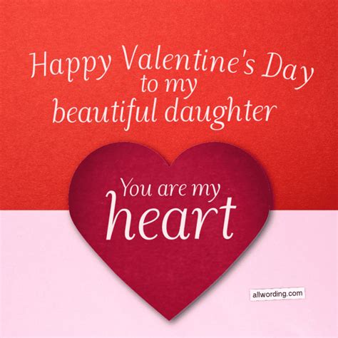 A Sweet List of Valentine's Day Wishes For Your Daughter » AllWording.com