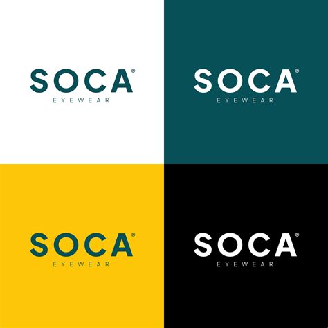 SOCA® Eyewear - Brand Identity on Behance