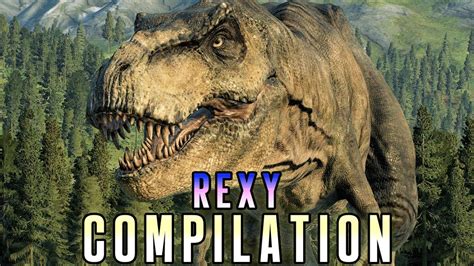 REXY: Jurassic World Dominion COMPILATION - Jurassic World Evolution 2 - YouTube