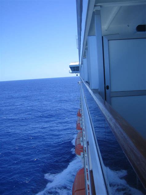 The beautiful balcony view from a Carnival ship. More cruise ship ...