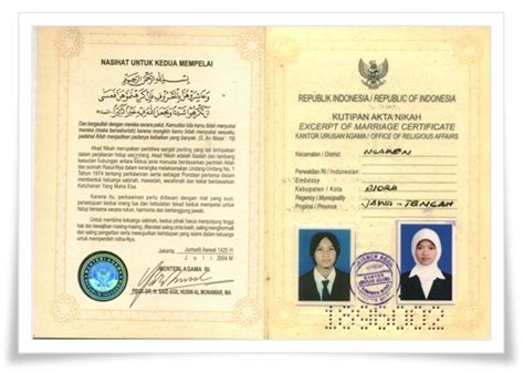 Gambar Contoh Surat Nikah Personal Carapedia Berikut Indonesia Negara Lainnya Gambar di Rebanas ...