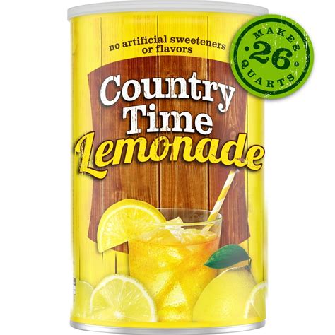 Country Time Lemonade Naturally Flavored Powdered Drink Mix, 63 oz ...