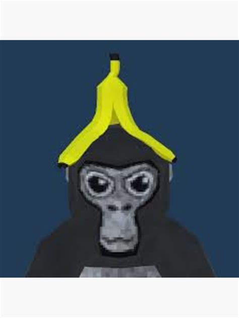 "Gorilla tag monkey with banana " Sticker for Sale by BigBoyBrandon69 | Redbubble