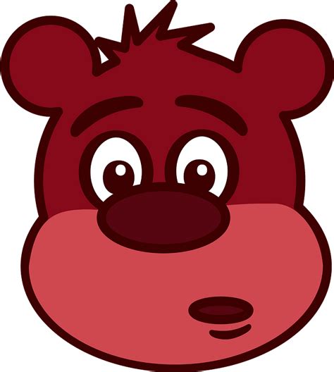 Cartoon bear face clipart. Free download transparent .PNG | Creazilla