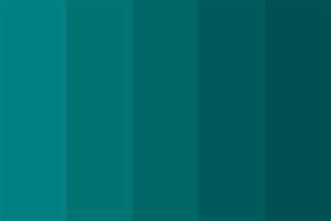 Shades Of The Color Teal Color Palette | Teal color palette, Teal palette, Teal colors