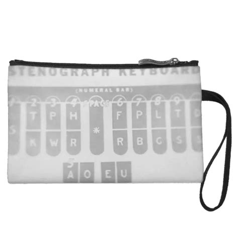 Stenograph Keyboard Clutch | Zazzle