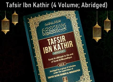 Tafseer Ibn Kathir: Volume 4 by Hafiz Ibn Kathir - Quran Mualim