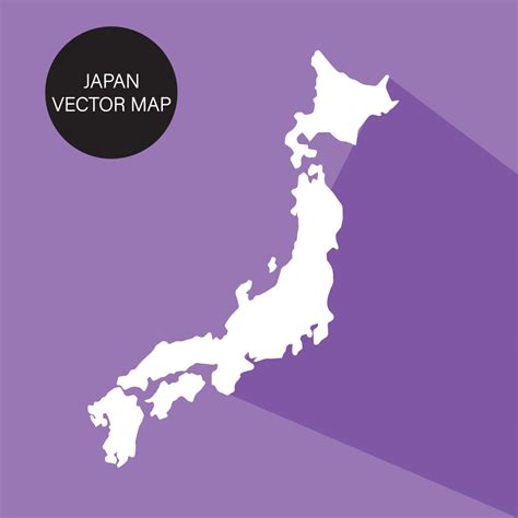 Japan Vector Map Icon 13542393 Vector Art at Vecteezy