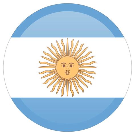 original and simple Argentina flag isolated in official colors and ...