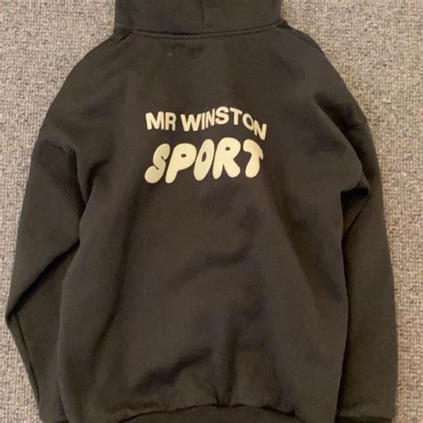 Mr Winston black hoodie!! not set on $150 happy to... - Depop