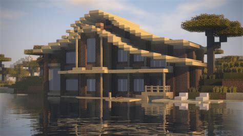 Minecraft Beach Houses Blueprints