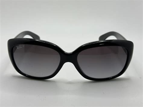 Ray Ban Jackie OHH Black Gradient Rectangular Ladies Sunglasses RB4101 ...