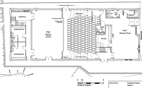 The Market Theatre Ledbury, Hereford | Seating Plan, view the seating chart for the The Market ...