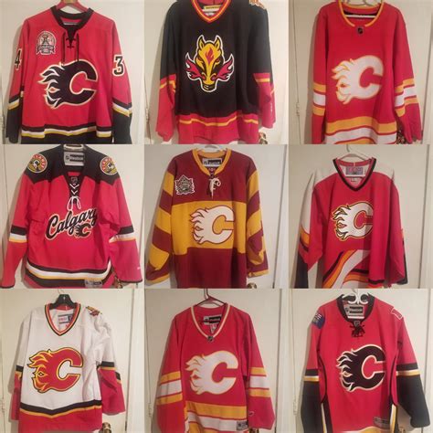 My Flames jersey collections. : hockeyjerseys