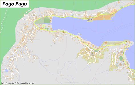 Pago Pago Map | American Samoa | Detailed Maps of Pago Pago