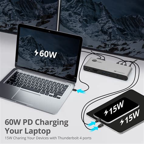 Quad Display Thunderbolt 4 Docking Station & PD | Thunderbolt ...