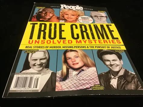 PEOPLE MAGAZINE TRUE Crime Unsolved Mysteries £8.71 - PicClick UK
