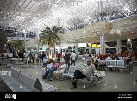 Cairo airport terminal building interior Cairo Egypt Africa Stock Photo ...