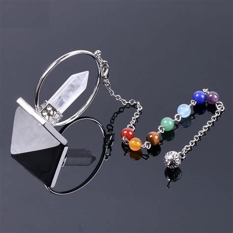 7 Chakra Pendulum in 2021 | Natural stone pendant, Pendulum, Chakra pendulum