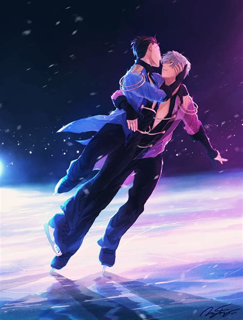 M I K K A P I — Love on ice. Life with you. ☆ Happy birthday... | Yuri on ice comic, Love on ice ...