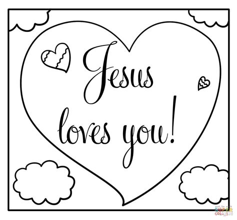 Jesus Loves You Printable