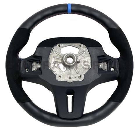 2022-2024 BMW BMW OEM M PERFORMANCE STEERING WHEEL - BLUE STRIPE 32-30 ...