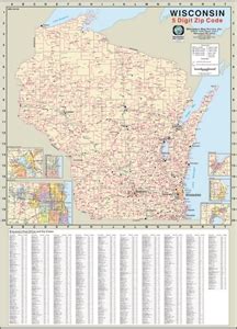 Zip Code Map Wisconsin – Verjaardag Vrouw 2020