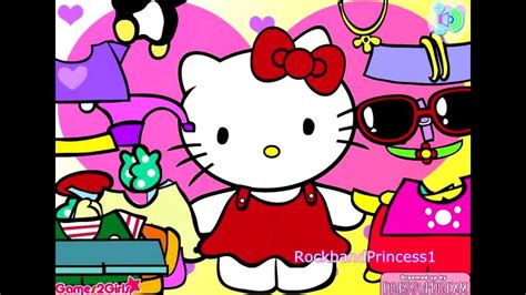 Hello Kitty Online Games Hello Kitty Clothing Dress Up Game - YouTube