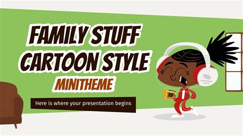Family Stuff Cartoon Style Minitheme | Google Slides & PPT