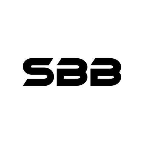 SBB Logo Design, Inspiration for a Unique Identity. Modern Elegance and Creative Design ...