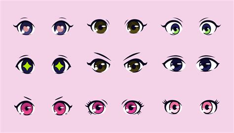 Anime Eyes Vector Art, Icons, and Graphics for Free Download