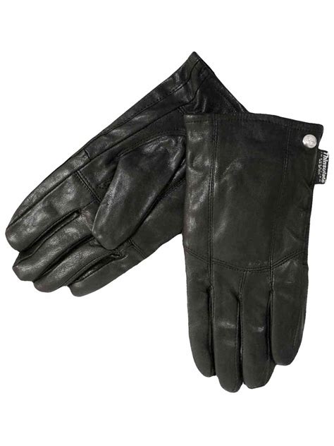 Mens Soft Black Leather 3M Thinsulate Winter Gloves Size 2XL - Walmart.com