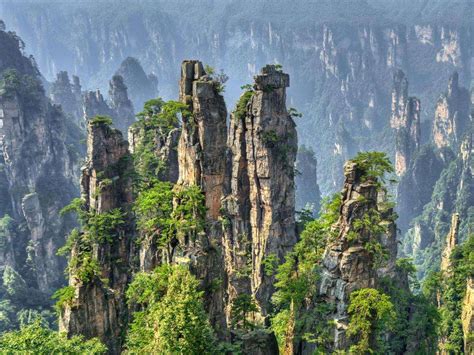 The Natural Beauty Of Zhangjiajie National Forest Park